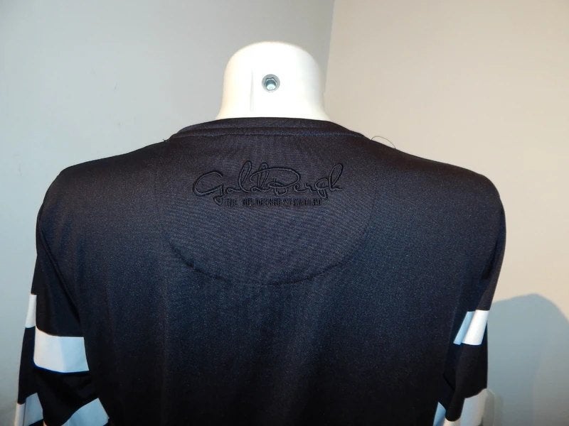 Goldbergh stretch sweatertje zwart witte printen mt L, Kleding | Dames, Maat 38/40 (M), Verzenden, Zwart, Zo goed als nieuw