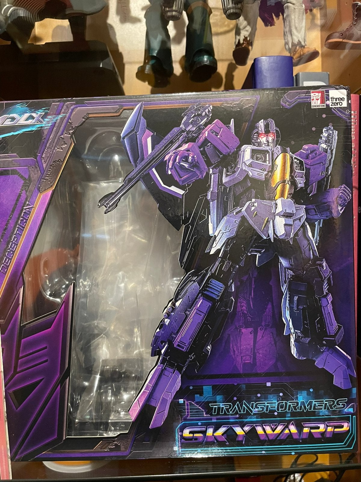 Threezero MDLX Skywarp, Verzamelen, Transformers, G1, Verzenden, Zo goed als nieuw, Decepticons