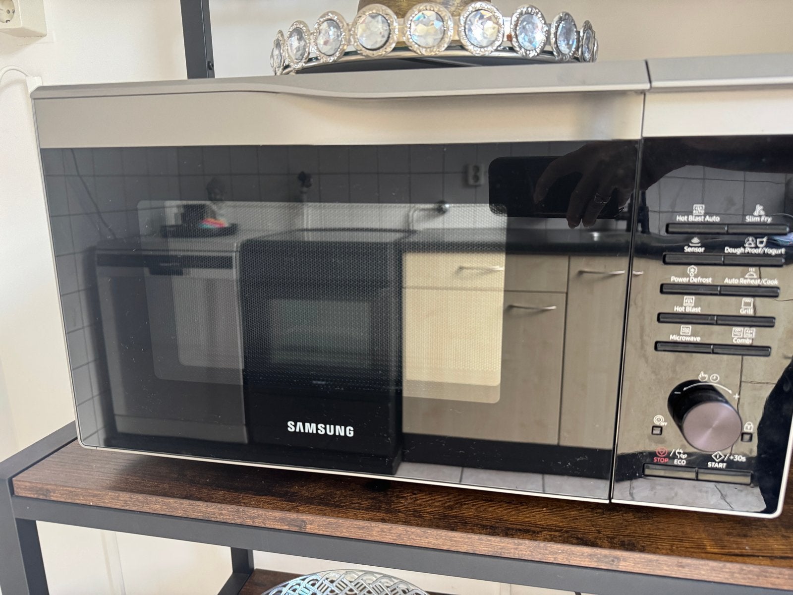 Samsung Combimagnetron - Zo goed als nieuw, Ophalen, Combimagnetron, Grill, Zo goed als nieuw