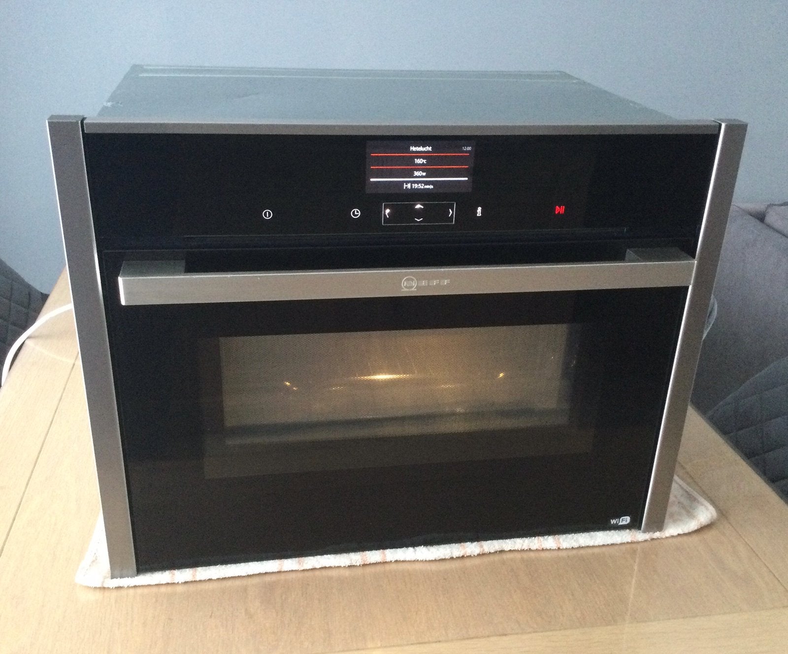 Hele luxe Neff combimagnetron, Ophalen, Combimagnetron, Zo goed als nieuw, Inbouw