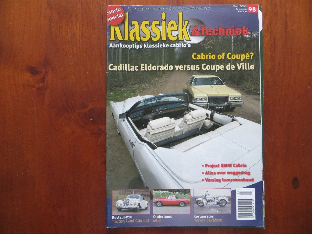 Klassiek & Techniek 98 Cadillac Eldorado, Coupe de Ville, Ophalen of Verzenden, Nieuw, Citroën