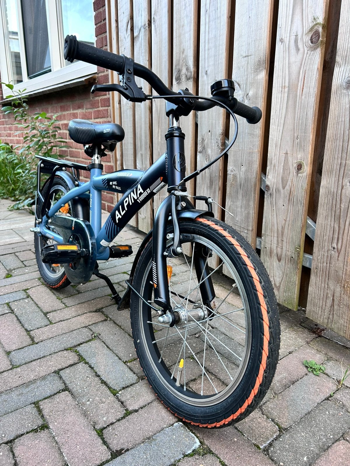 Alpina Yabber kinderfiets 16 inch, Ophalen, Terugtraprem, 16 inch, Handrem