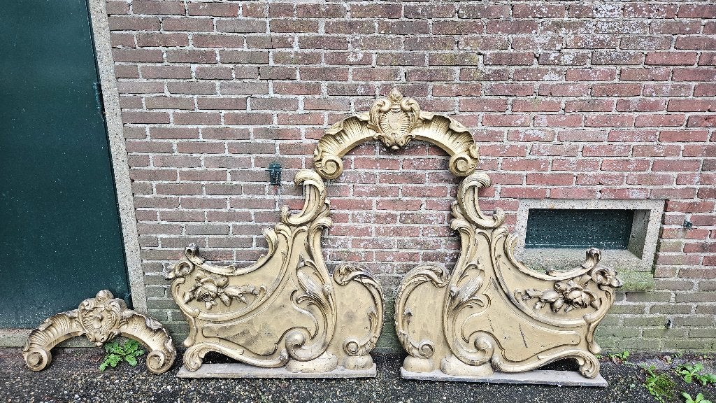Houtsnij panelen, Antiek en Kunst, Ophalen, Overige onderwerpen, Houtsnijwerk, 50 - 100 cm