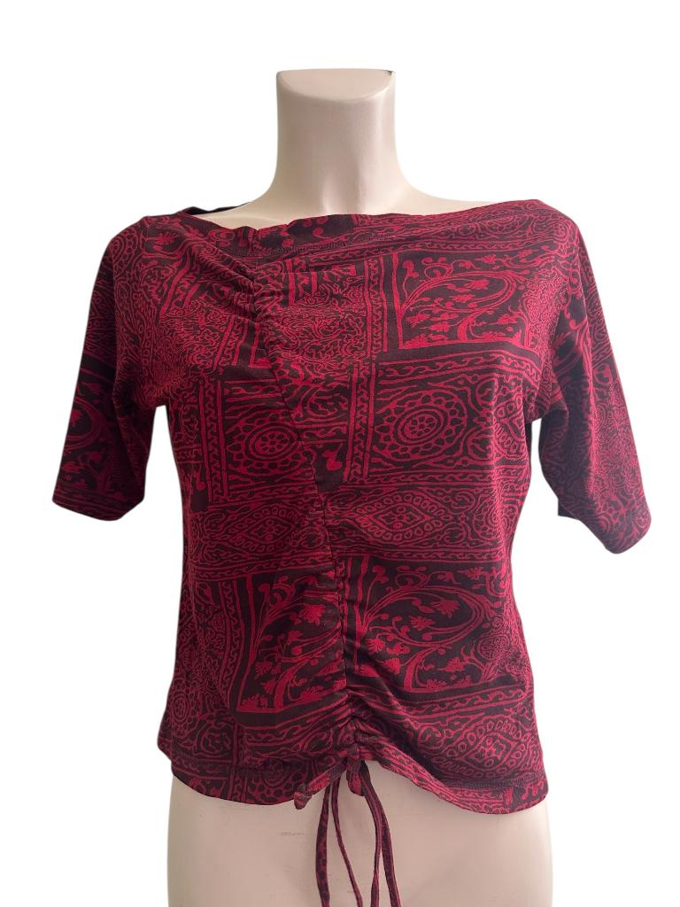 Cora Kemperman shirt S, Zwart, Ophalen of Verzenden, Zo goed als nieuw, Korte mouw