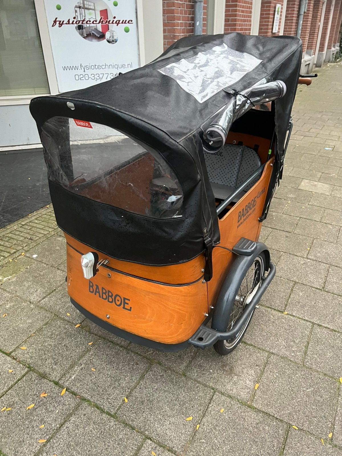 Elektrische big babboe, Fietsen en Brommers, Ophalen, Zo goed als nieuw, 4 kinderen of meer