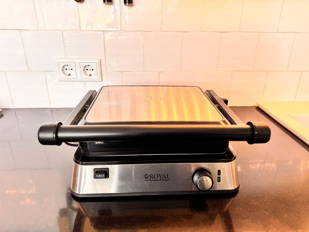 Contactgrill Royal van Kempen en Begeer, Witgoed en Apparatuur, Contactgrills, Ophalen, Zo goed als nieuw