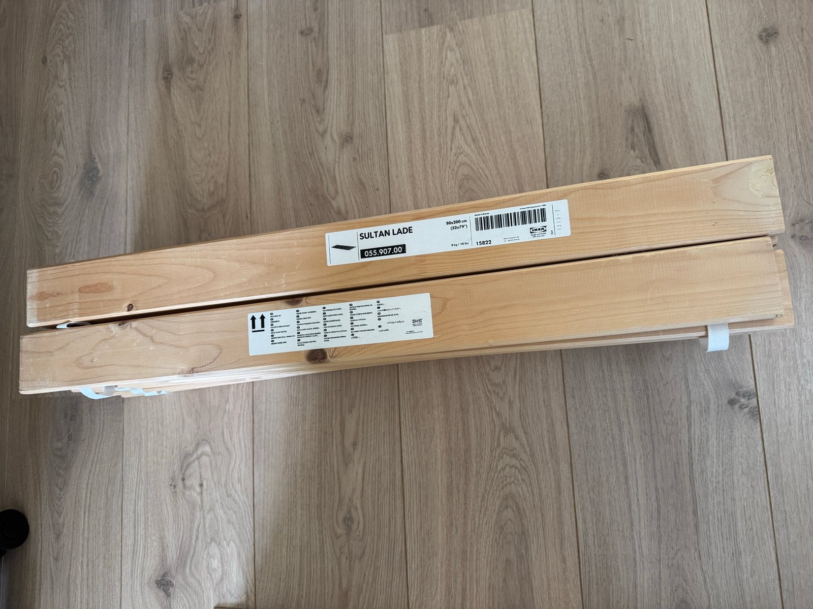 Ikea lattenbodem 80x200, Ophalen, Eenpersoons, Wit, Zo goed als nieuw