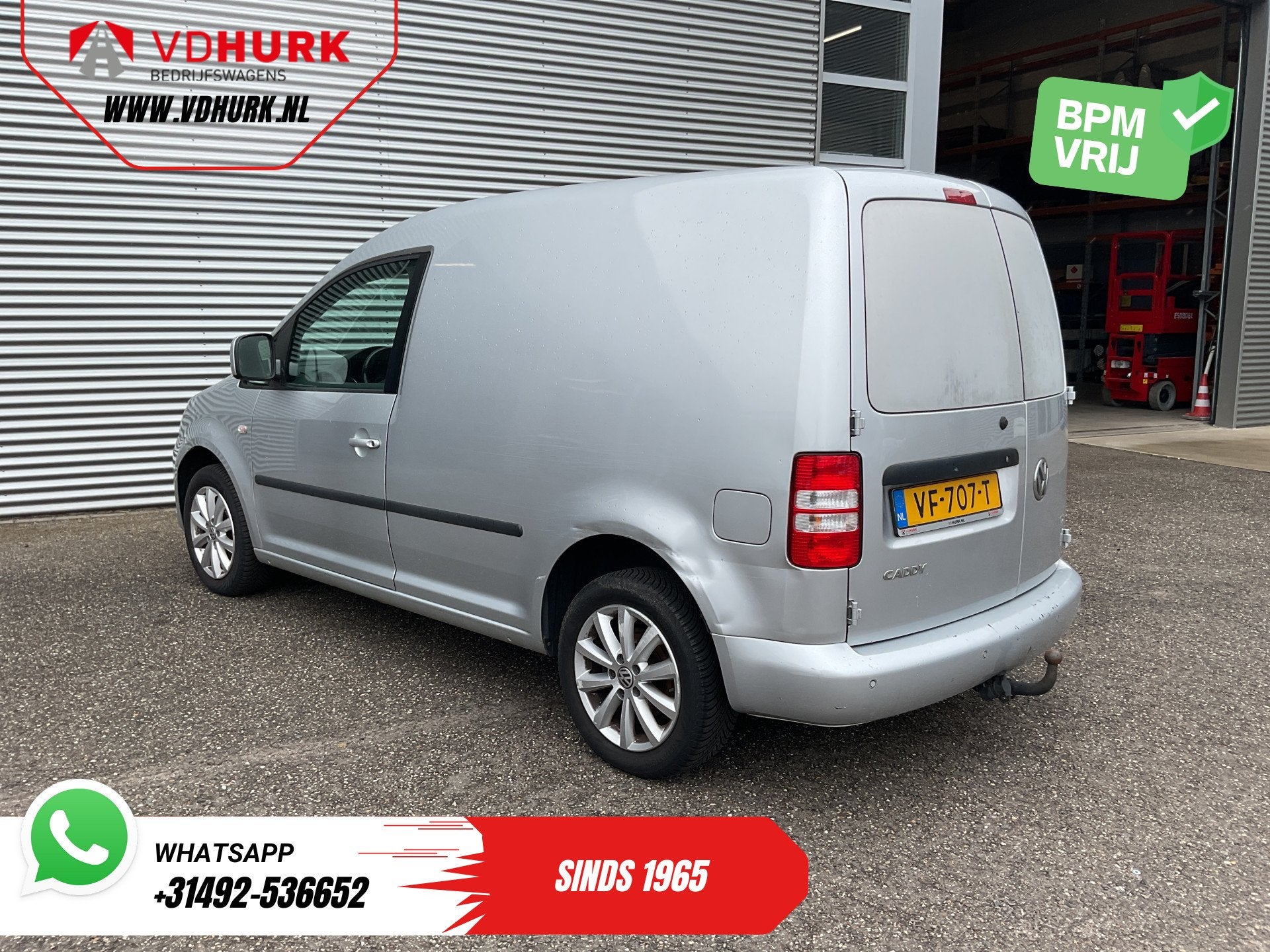 Volkswagen Caddy 1.6 TDI 100 pk Aut. EXPORT DB-Riem V.V/ Led, Auto's, Gebruikt, 4 cilinders, Volkswagen, Bedrijf