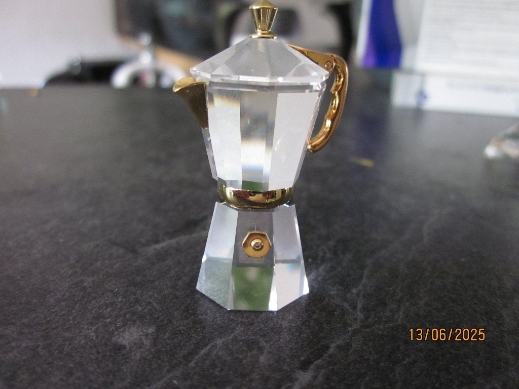 Swarovski Memories Expresso groot incl. doos en certificaat, Verzamelen, Swarovski, Nieuw, Figuurtje, Ophalen of Verzenden
