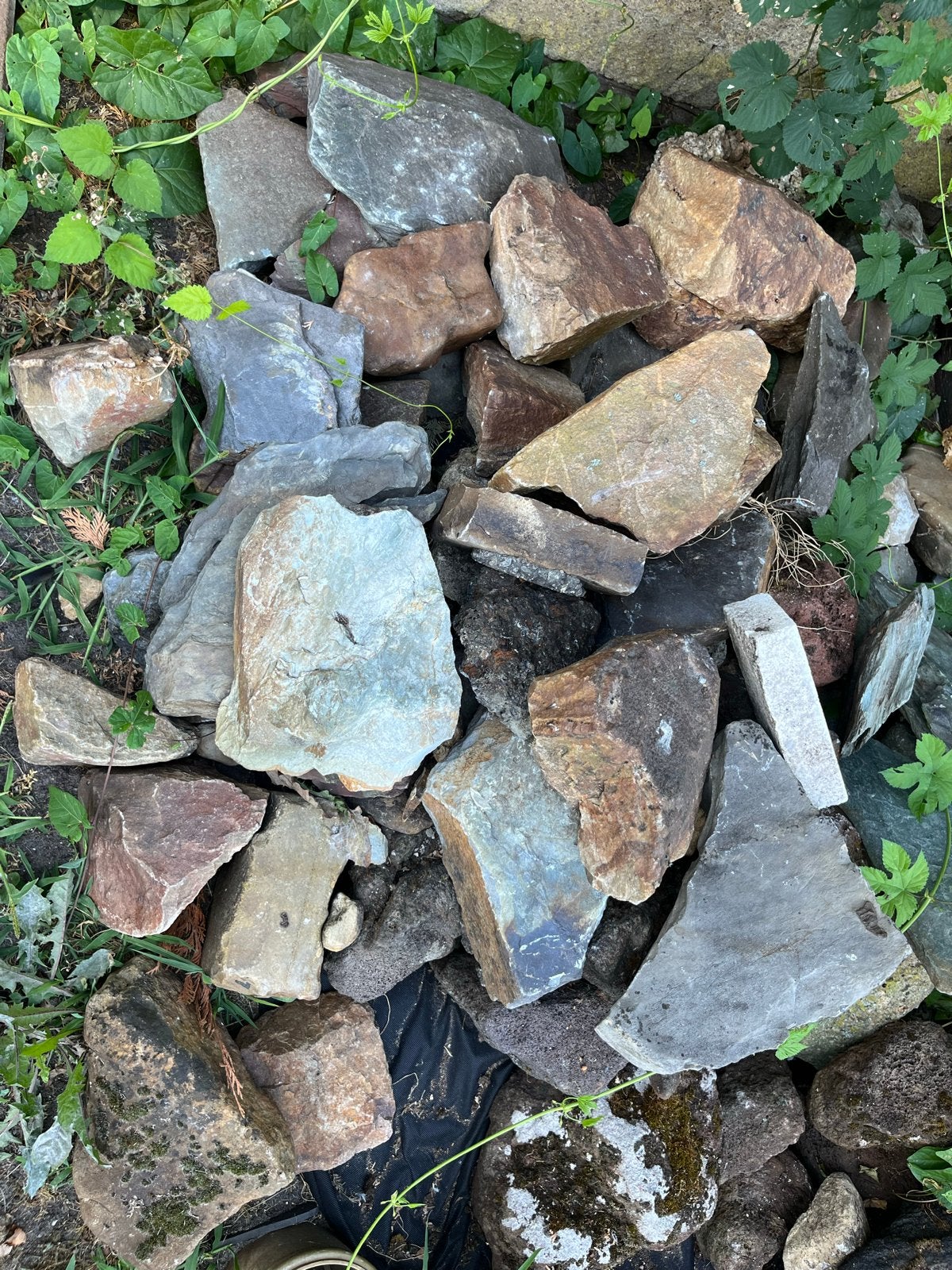 Gratis sierstenen voor de vijver of tuin, Tuin en Terras, Vijvers, Ophalen, Gebruikt
