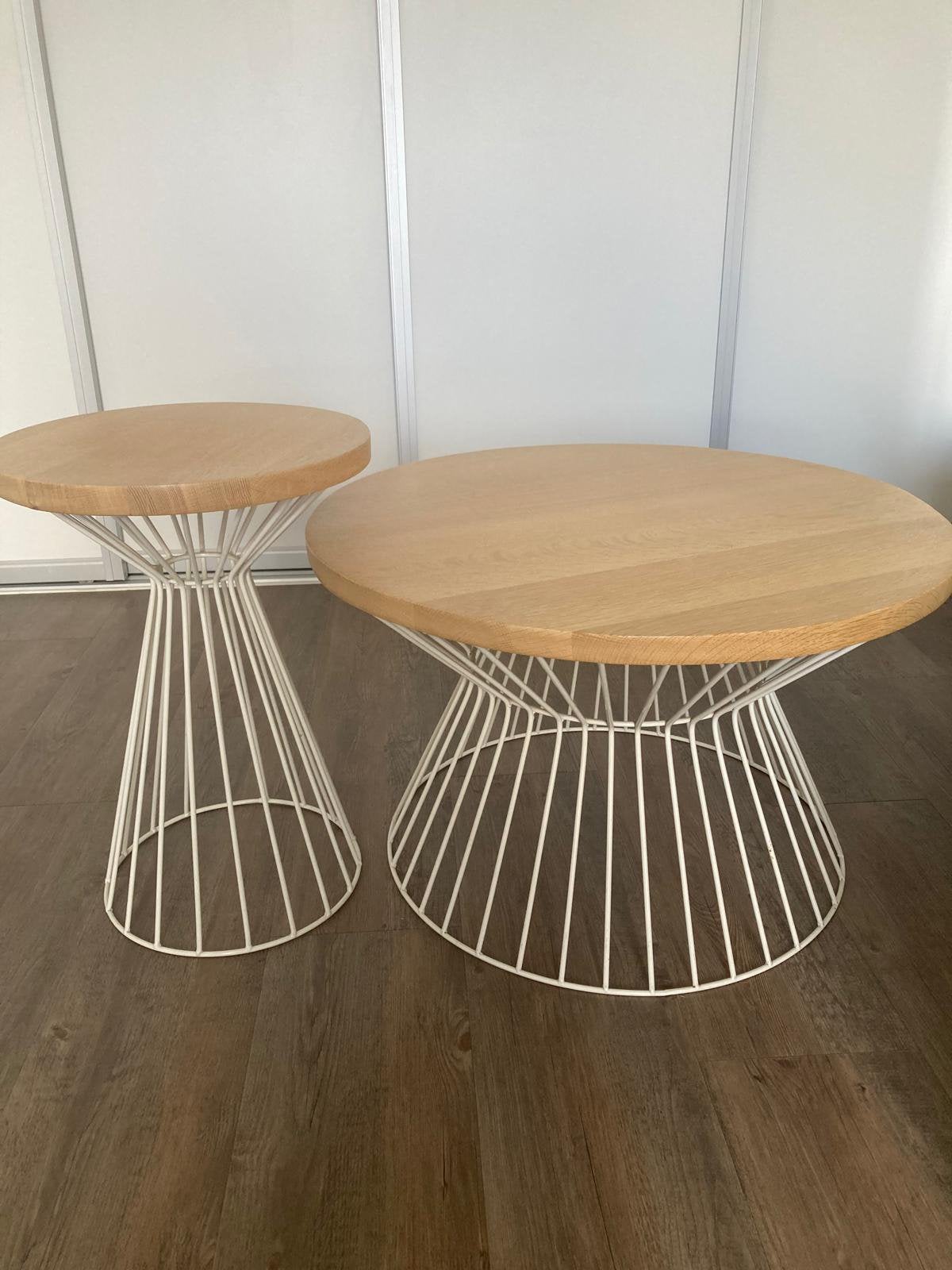 Salontafel setje, 45 tot 60 cm, Minder dan 55 cm, Rond, Ophalen of Verzenden