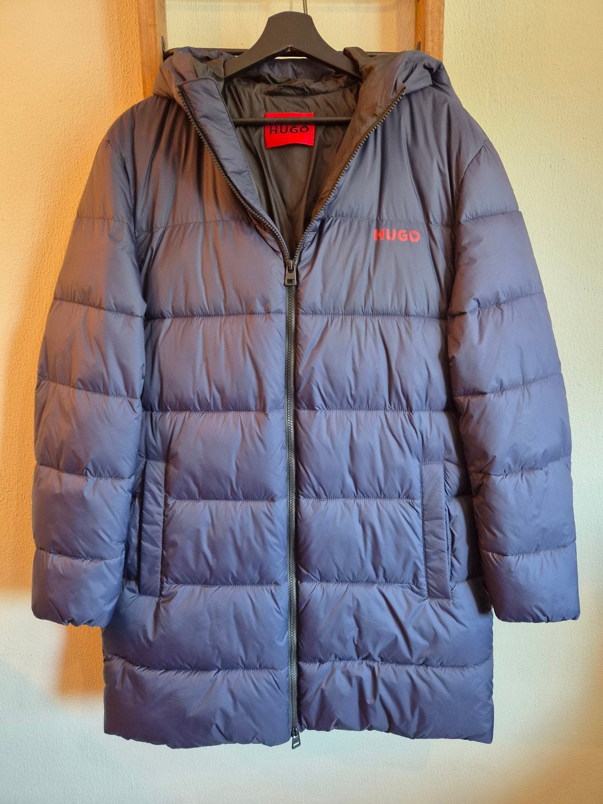 Hugo winterjas heren, maat M, blauw, Verzenden, Nieuw, Blauw