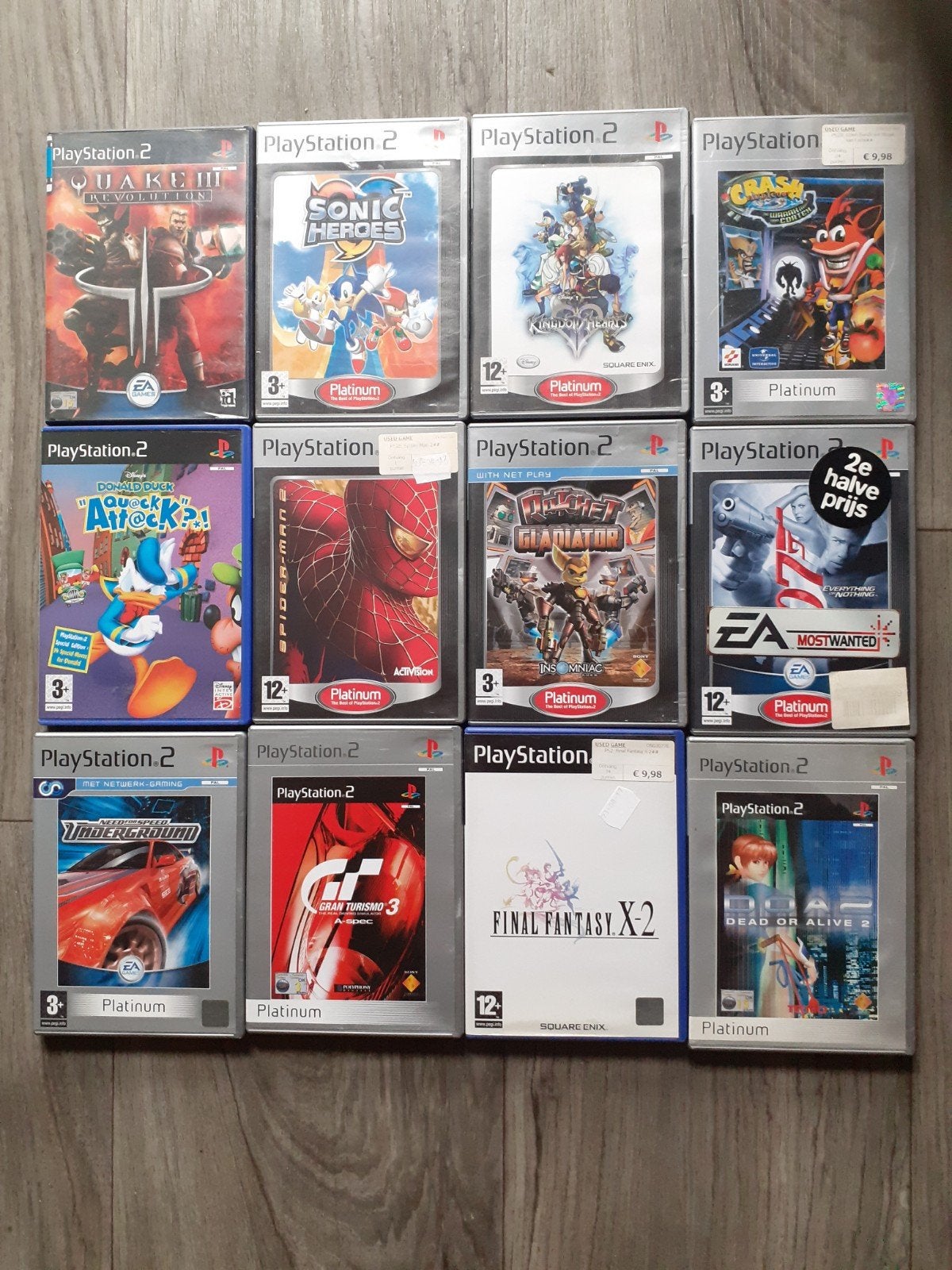 12 playstation 2 games, Spelcomputers en Games, Gebruikt, 1 speler, Eén computer, Ophalen of Verzenden