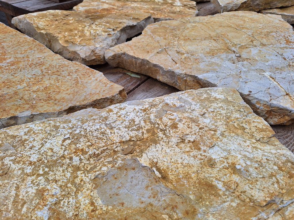 prachtige robuuste flagstones Bourgogne XXL breukruw, Tuin en Terras, Tegels en Klinkers, Ophalen of Verzenden, Nieuw, Natuursteen