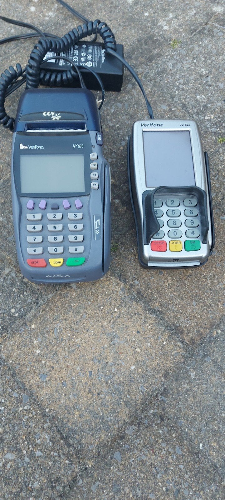 Verifone VX 820 en VX 570 pinapparaten, Ophalen of Verzenden