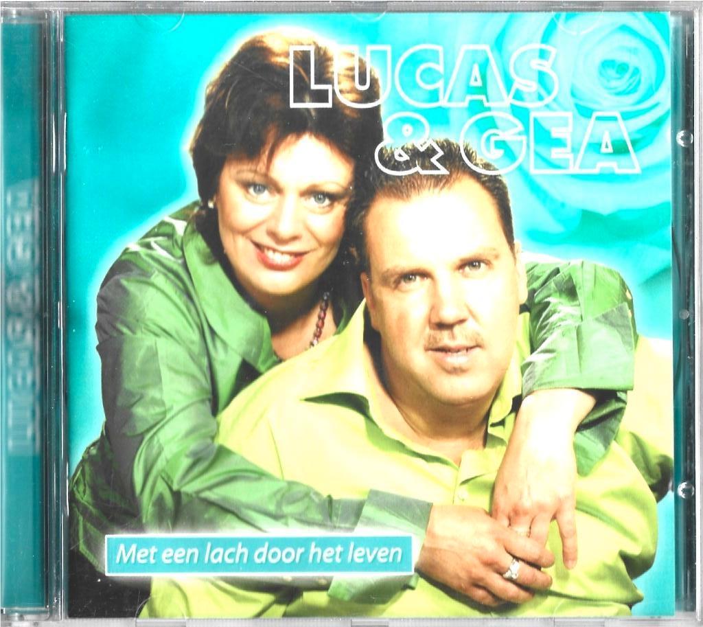 CD: Lucas & Gea - Met een lach door het leven, Ophalen of Verzenden, Zo goed als nieuw, Levenslied of Smartlap