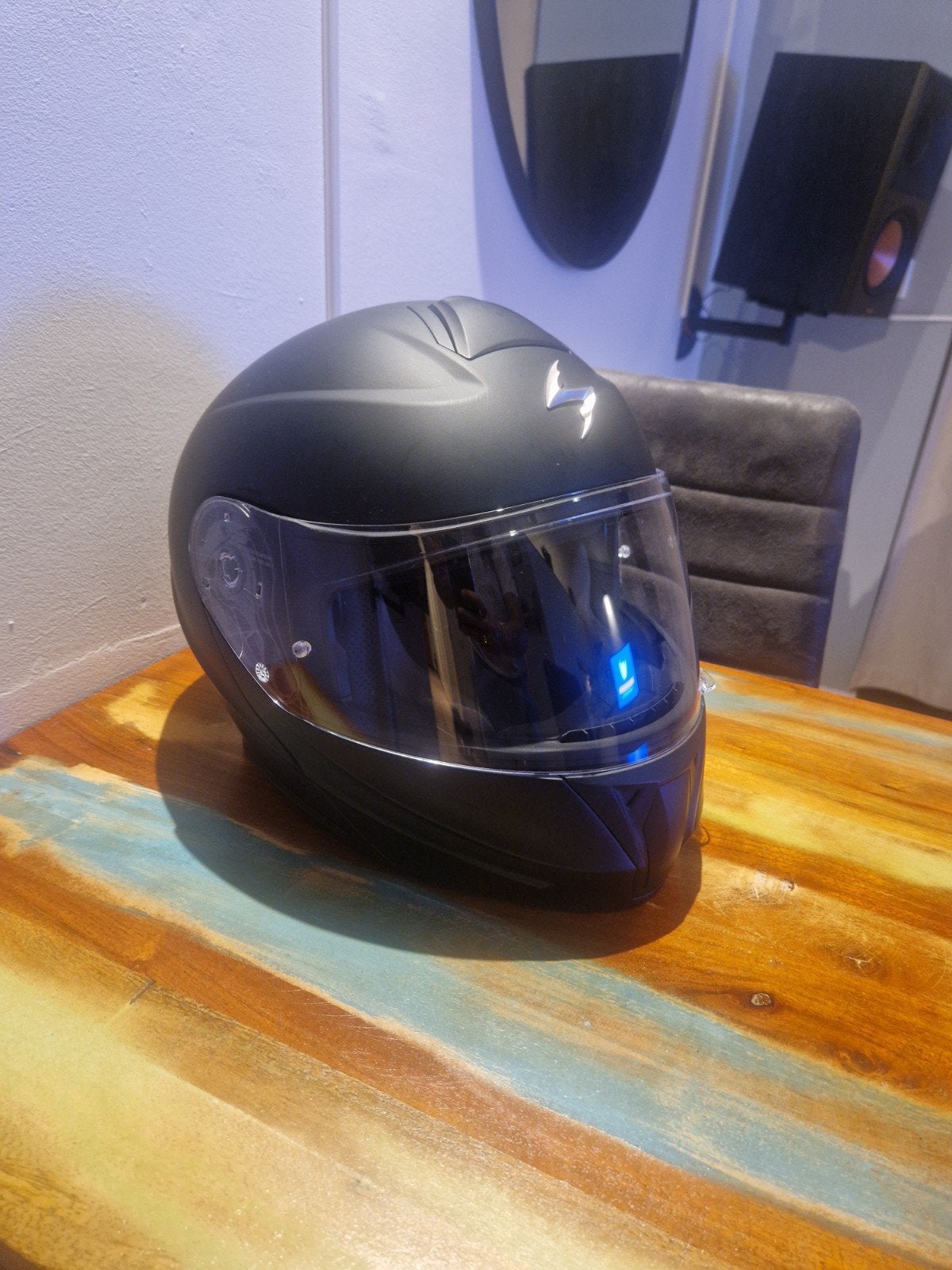 Scorpion EXO-920 EVO systeem helm / syteemhelm ZGAN maat M, Ophalen of Verzenden, Tweedehands, Systeemhelm, Overige merken