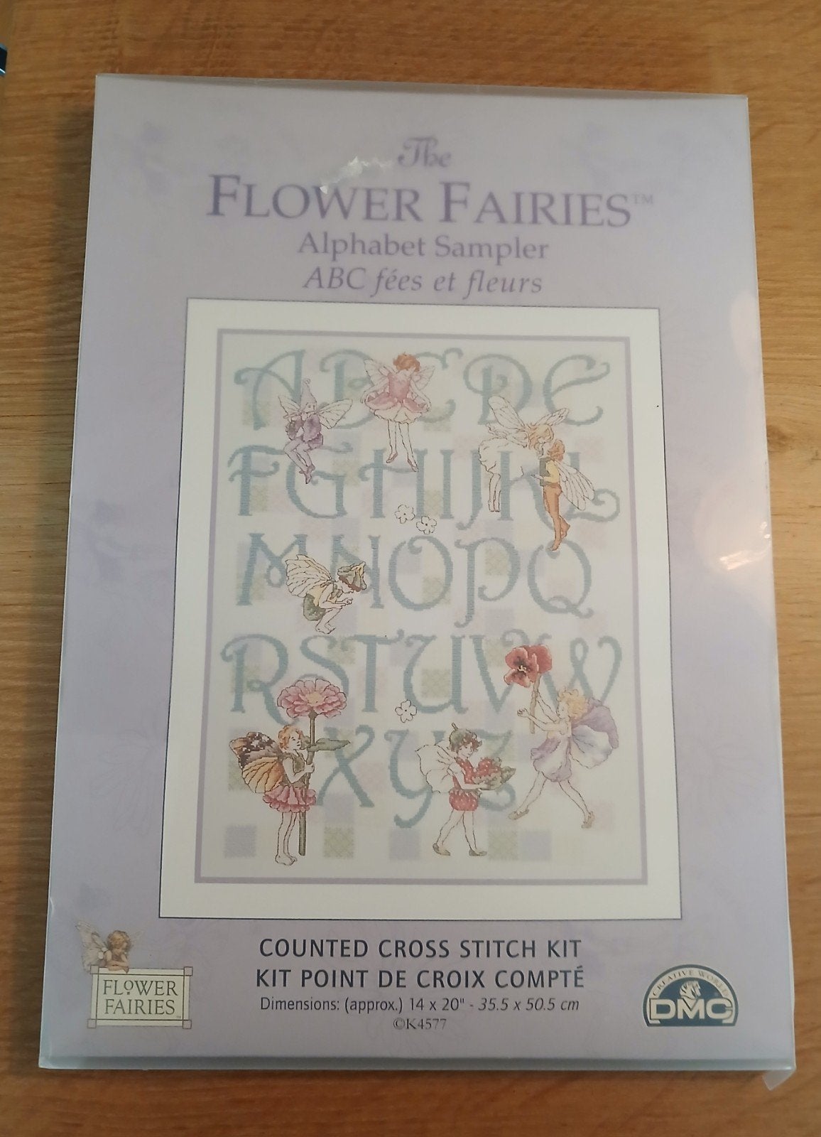 Borduurpakket Flower Fairies alfabet, Ophalen of Verzenden, Nieuw, Handborduren, Borduurpakket