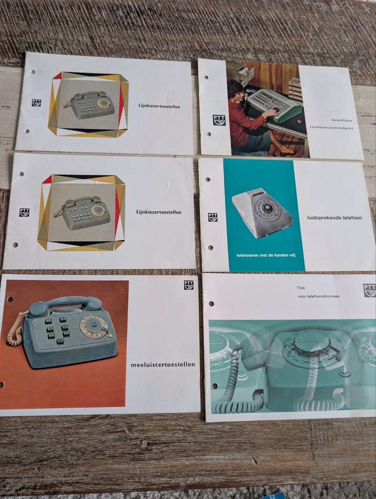 PTT telefonie folders jaren 70 / 80, Ophalen of Verzenden, Zo goed als nieuw