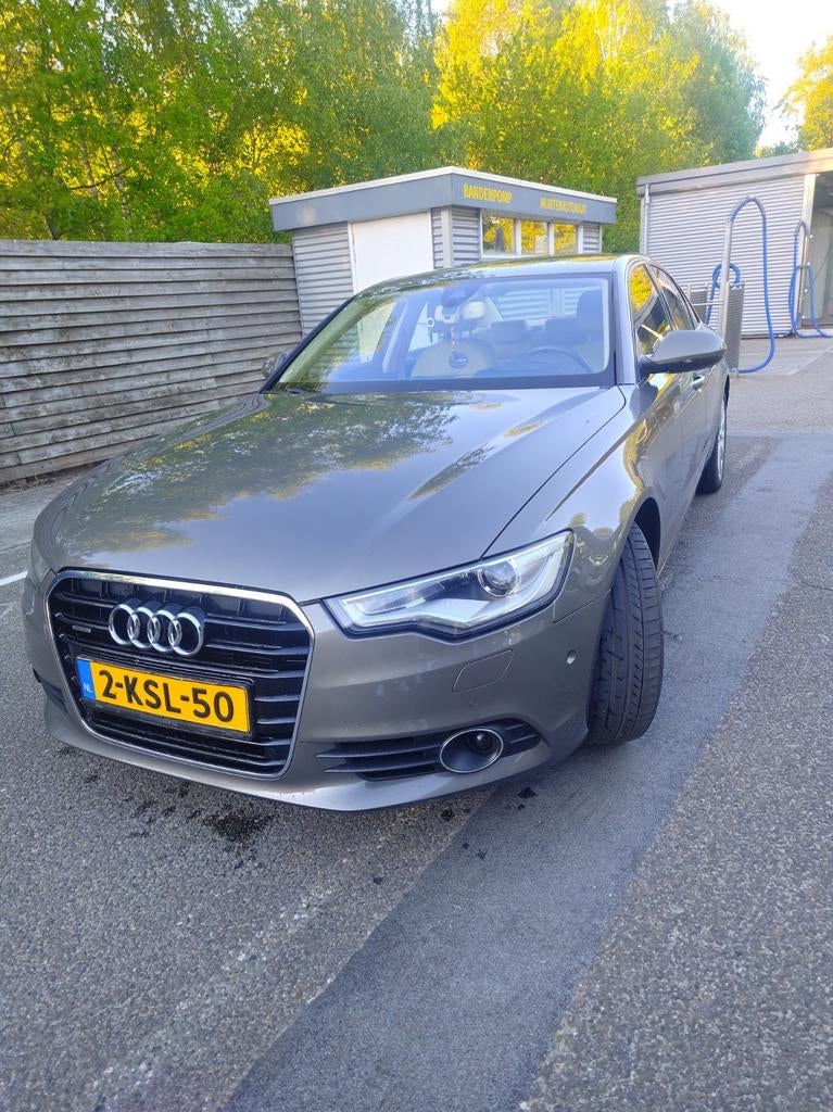 Audi A6 Pro Line plus 3.0 Tfsi 299pk Quattro S-tronic 2011, Auto's, Audi, Automaat, Adaptive Cruise Control, Beige, Leder