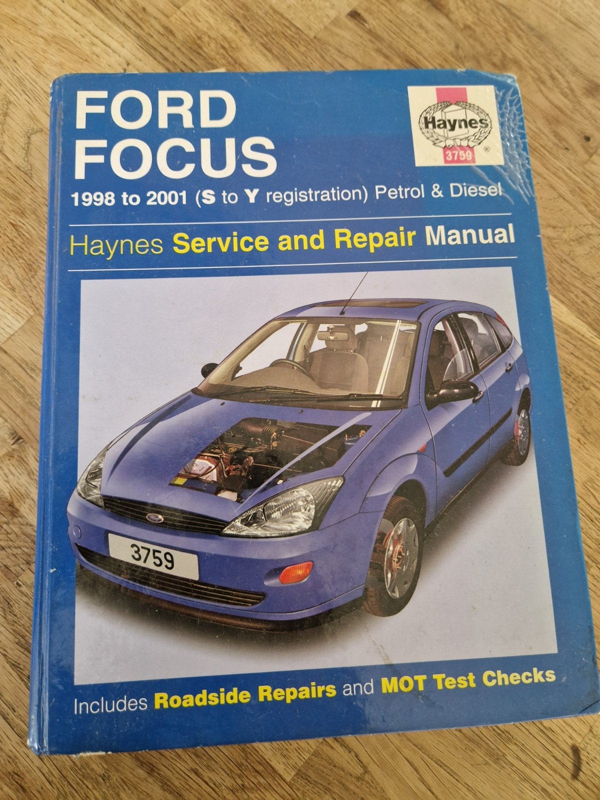Haynes Service en Reparatie Handboek Ford Focus (1998-2001), Ophalen of Verzenden, Gelezen, Ford