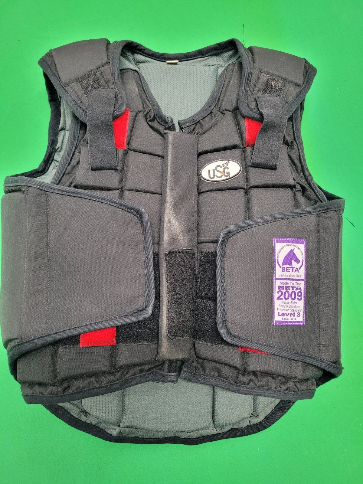 USG paardrij bodyprotector child medium, Gebruikt, Kinderen, Overige typen, Overige soorten
