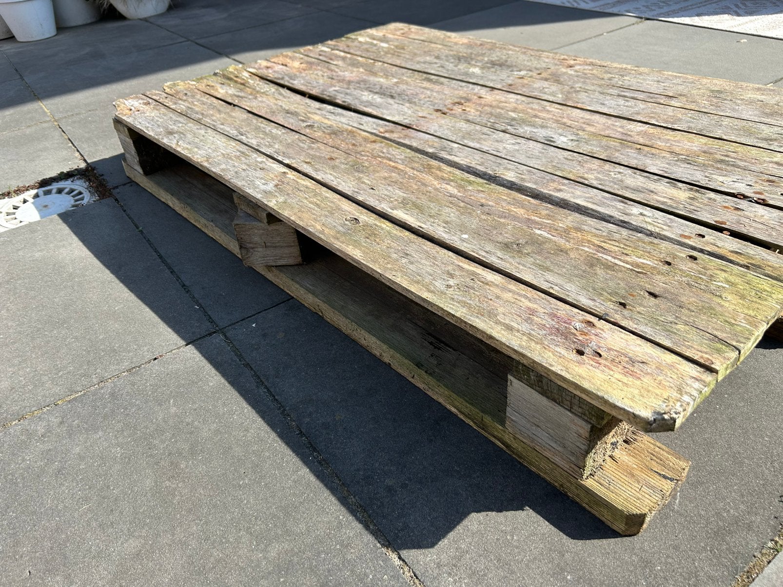 Houten pallet - gratis op te halen, Doe-het-zelf en Verbouw, Hout en Planken, Ophalen, Gebruikt, Overige houtsoorten, Pallet
