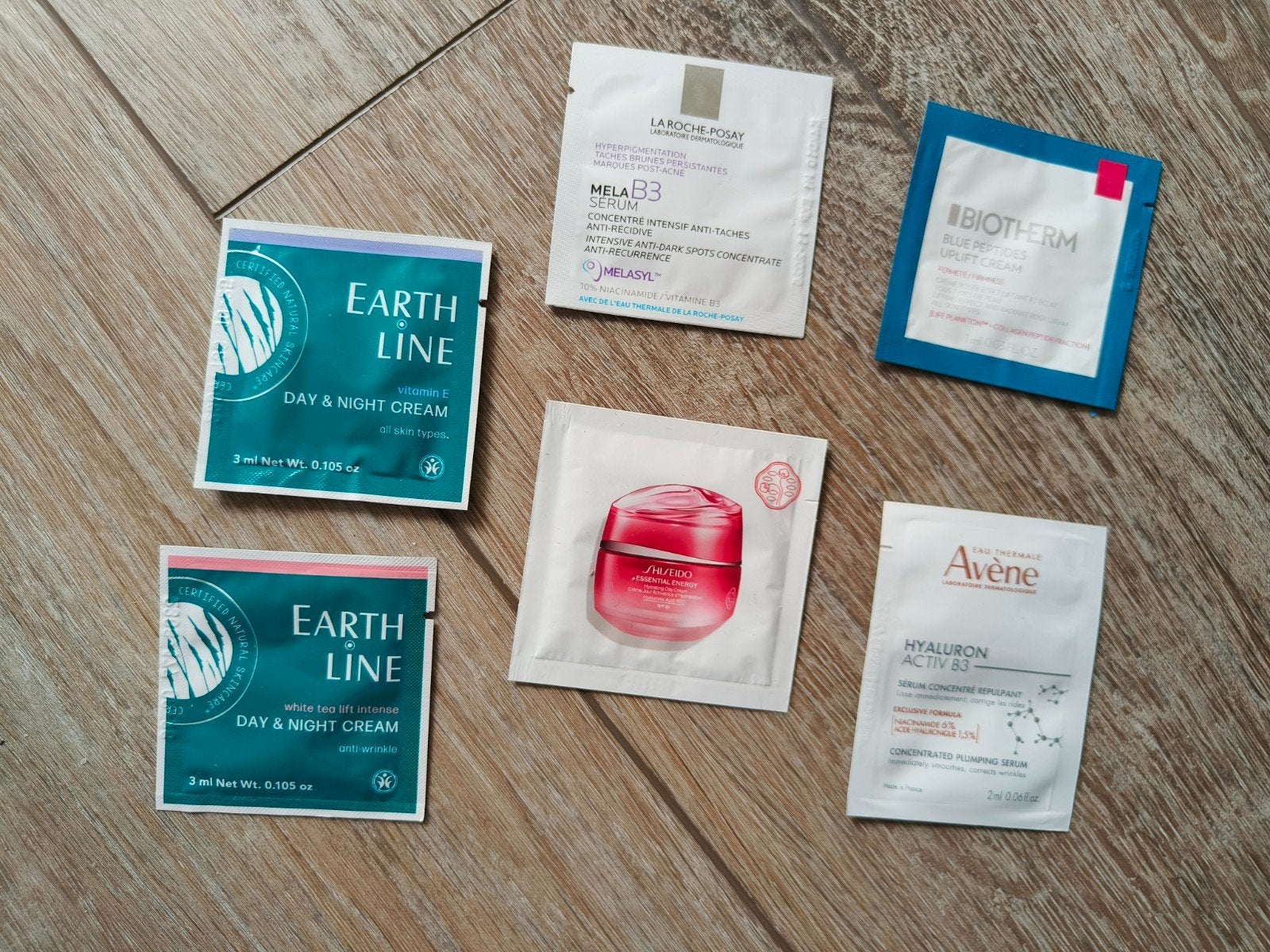 6st huidverzorgingssamples - Biotherm, Avene, La Roche-Po, Ophalen of Verzenden, Nieuw, Gehele gezicht, Verzorging