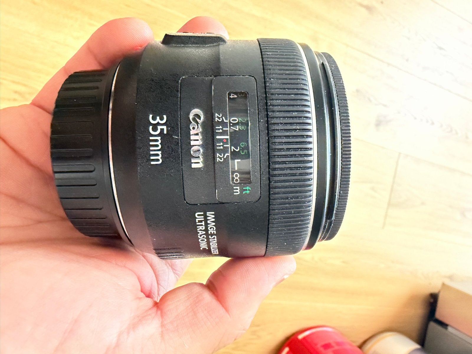 Canon EF 35mm f/2 IS USM Lens - Zo goed als nieuw, Audio, Tv en Foto, Fotografie | Lenzen en Objectieven, Canon, Autofocus, Zo goed als nieuw