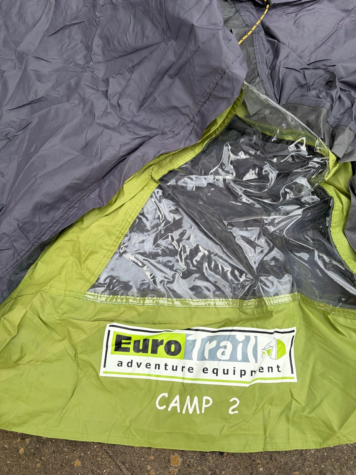 Eurotrail Camp 2 - Compacte 2-persoons tent, Caravans en Kamperen, Ophalen of Verzenden, Gebruikt, Tot en met 2
