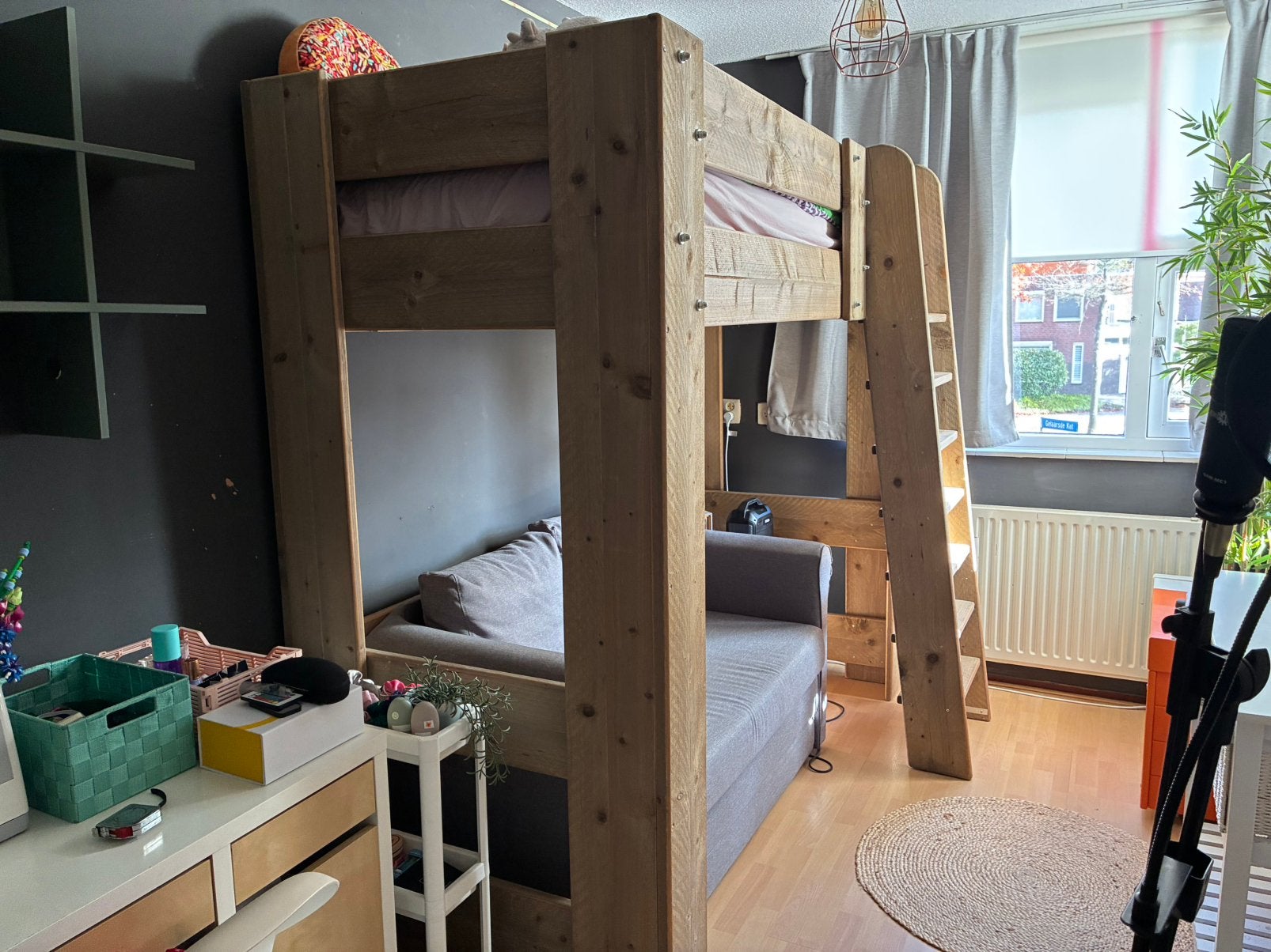 Hoogslaper met bankje, Ophalen, Gebruikt, Hoogslaper