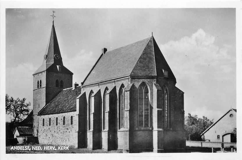 377-665-021 Andelst NH Kerk, Verzenden, Voor 1920, Gelderland