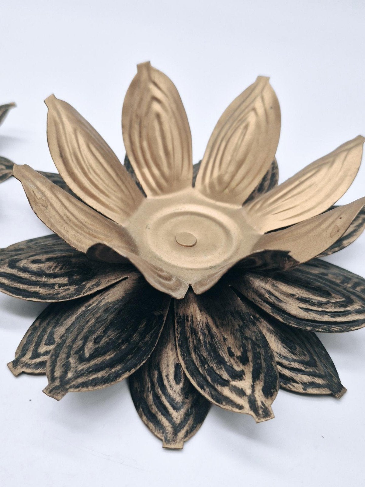 Metalen Lotus Theelichthouders - Set van 2, Overige merken, Waxinelichthouder, Nieuw, Ophalen of Verzenden