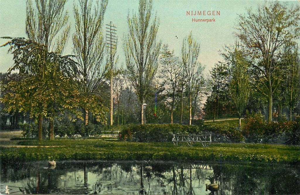 701-370-029 Nijmegen Hunnerpark, Verzamelen, Ansichtkaarten | Nederland, Verzenden, Voor 1920, Gelderland