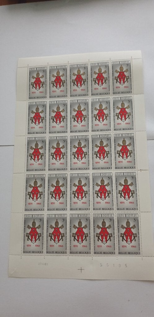 7232 belgie vel van 25 rerum novarum divini redemptoris 1966, Verzenden