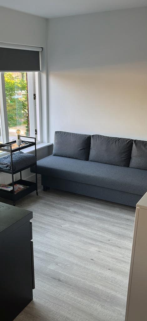 Slaapbank Älvdalen Ikea 3 zits, Huis en Inrichting, Slaapkamer | Slaapbanken, Ophalen, Tweepersoons, 140 cm, Zo goed als nieuw