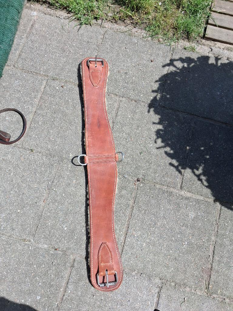Westernsingel handgemaakt, Dieren en Toebehoren, Ophalen of Verzenden, Zo goed als nieuw, Western