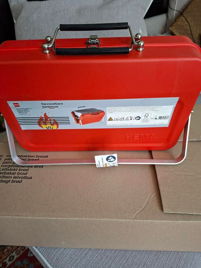 Hema opvouwbare barbecue - Nieuw in doos, Tuin en Terras, Ophalen of Verzenden, Nieuw, Hema