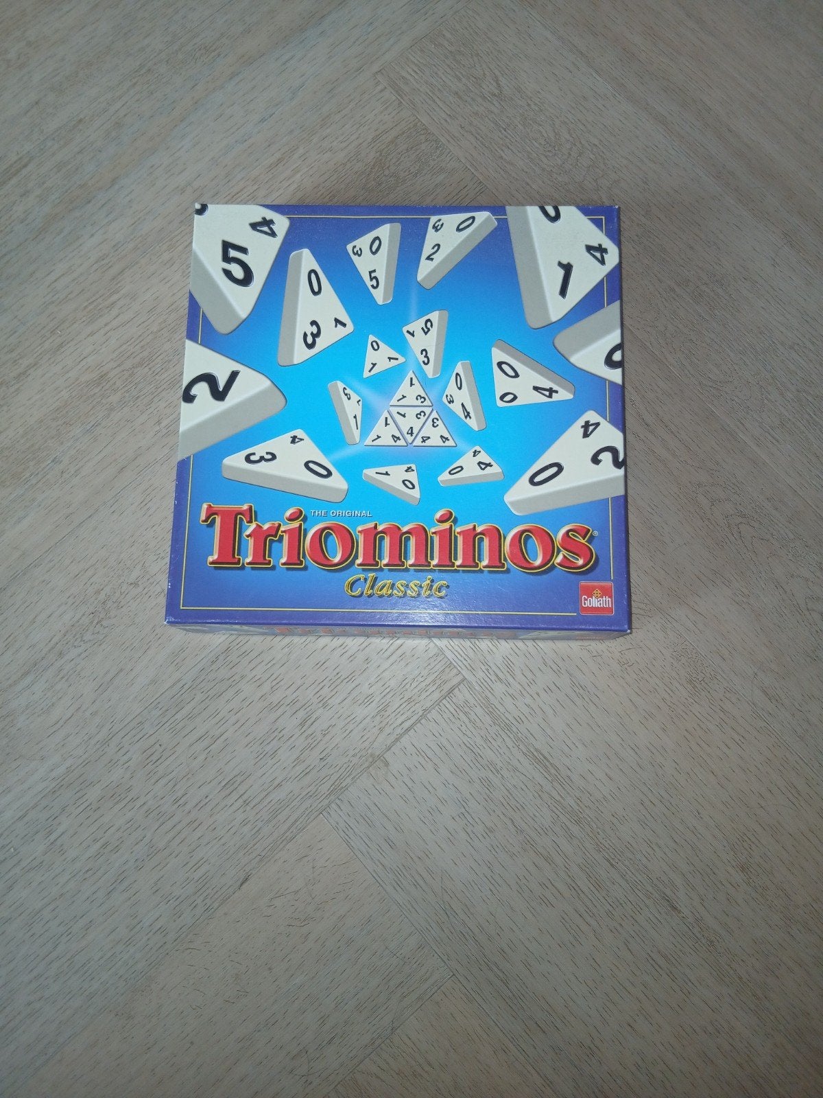 Triominos Classic complete set, Ophalen, Zo goed als nieuw, Drie of vier spelers, Goliath Games