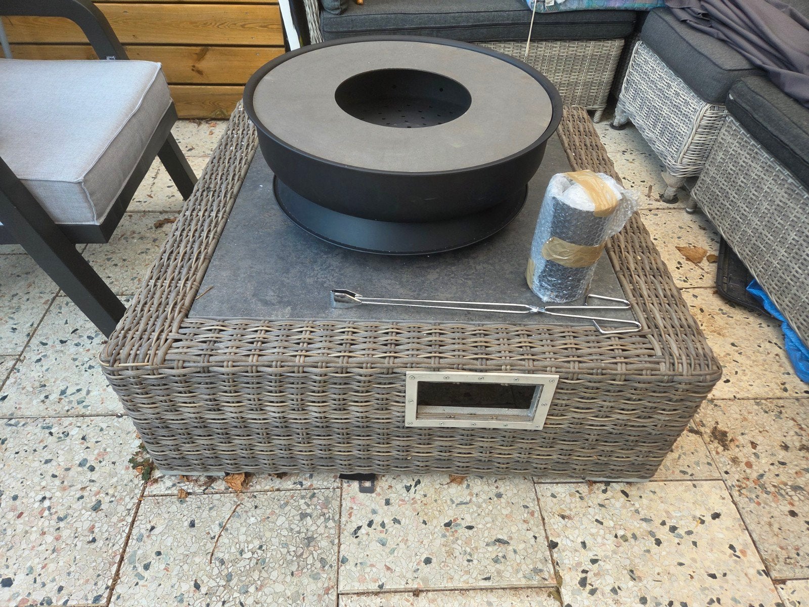 Nieuwe Plancha Grill Vuurschaal 60cm Diameter, Tuin en Terras, Ophalen of Verzenden, Nieuw