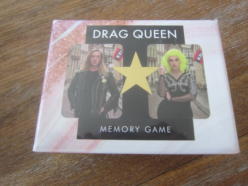 kaartspel DRAG QUEEN MEMORY GAME   NIEUW I.D VERPAKKING, Ophalen of Verzenden, Nieuw, Diverse uitgevers