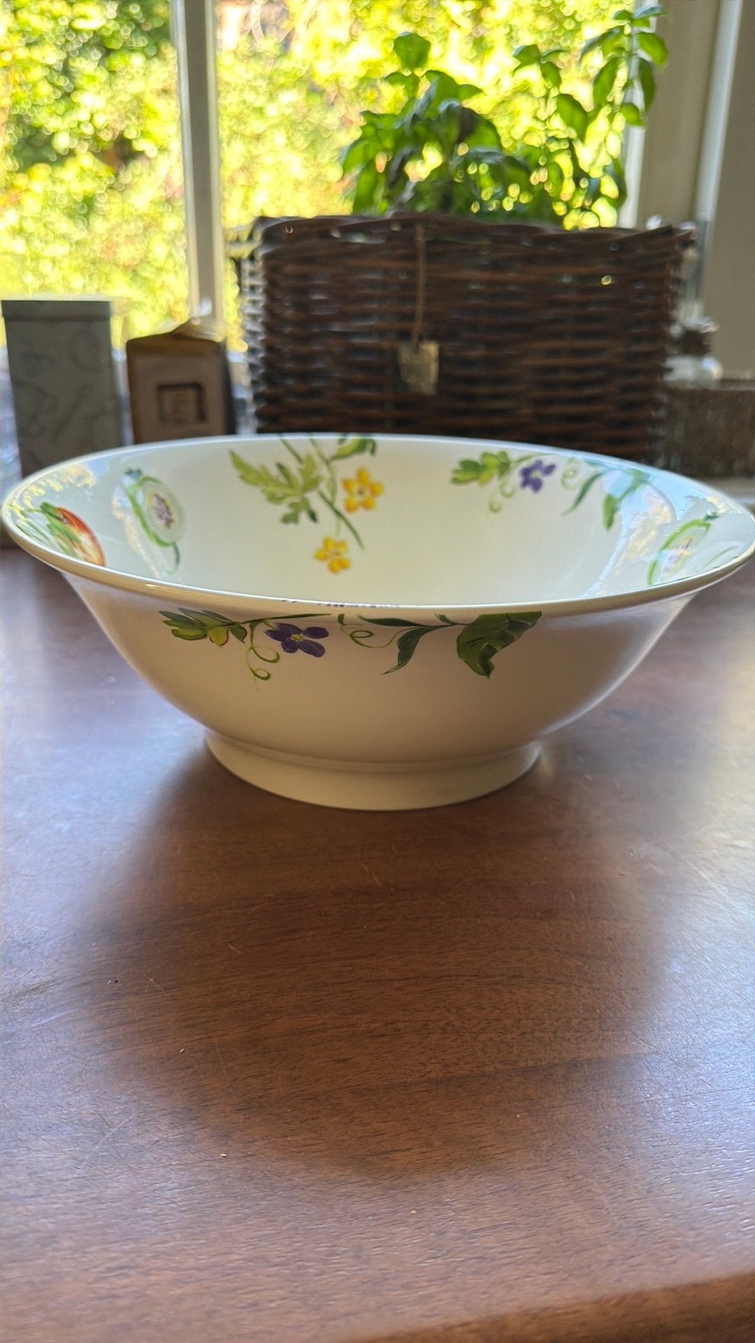 Gien PASSIFLORE Saladeschaal, Huis en Inrichting, Ophalen of Verzenden, Overige stijlen, Glas, Schaal of Schalen