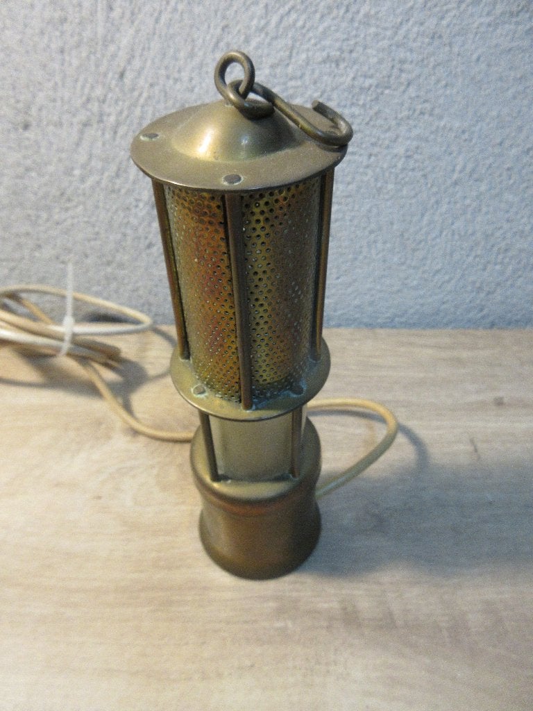Kleine mijnwerkerslamp, Antiek en Kunst, Ophalen of Verzenden