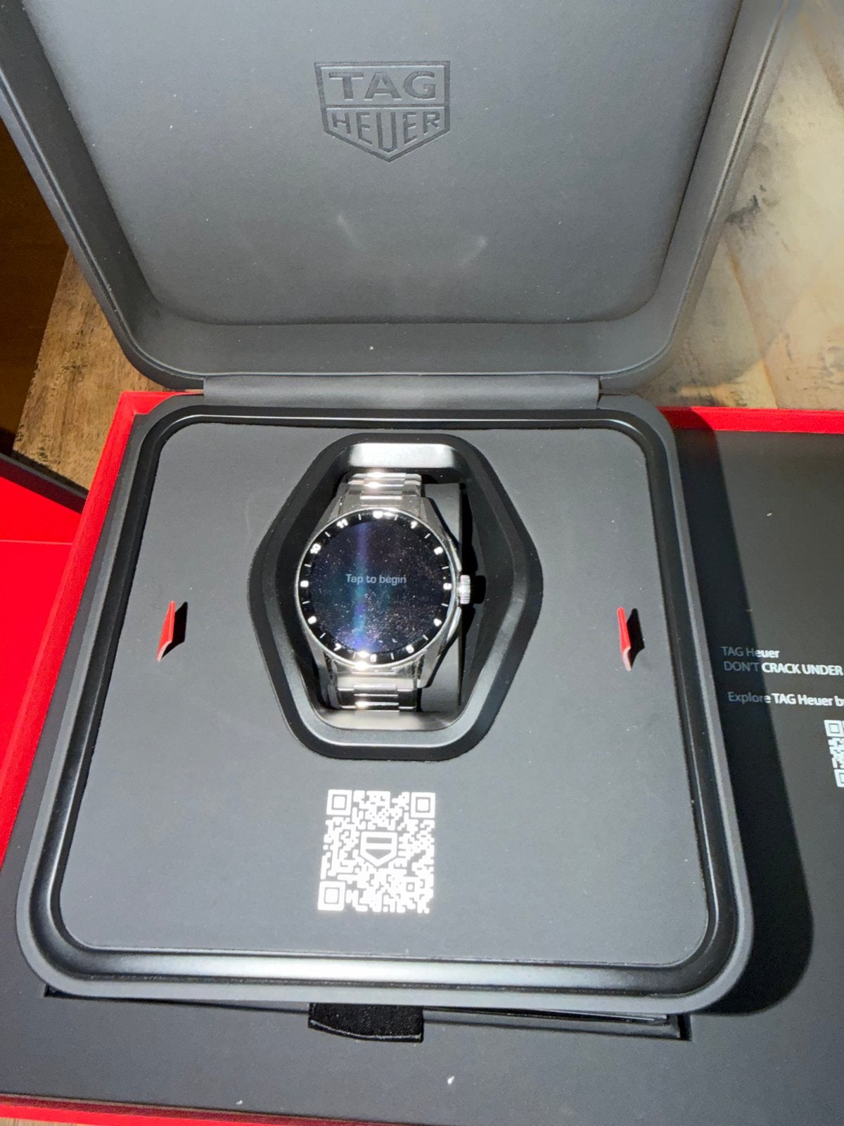 TAG Heuer Connected Smartwatch - Zo goed als nieuw, Staal, Polshorloge, Ophalen of Verzenden, Zo goed als nieuw