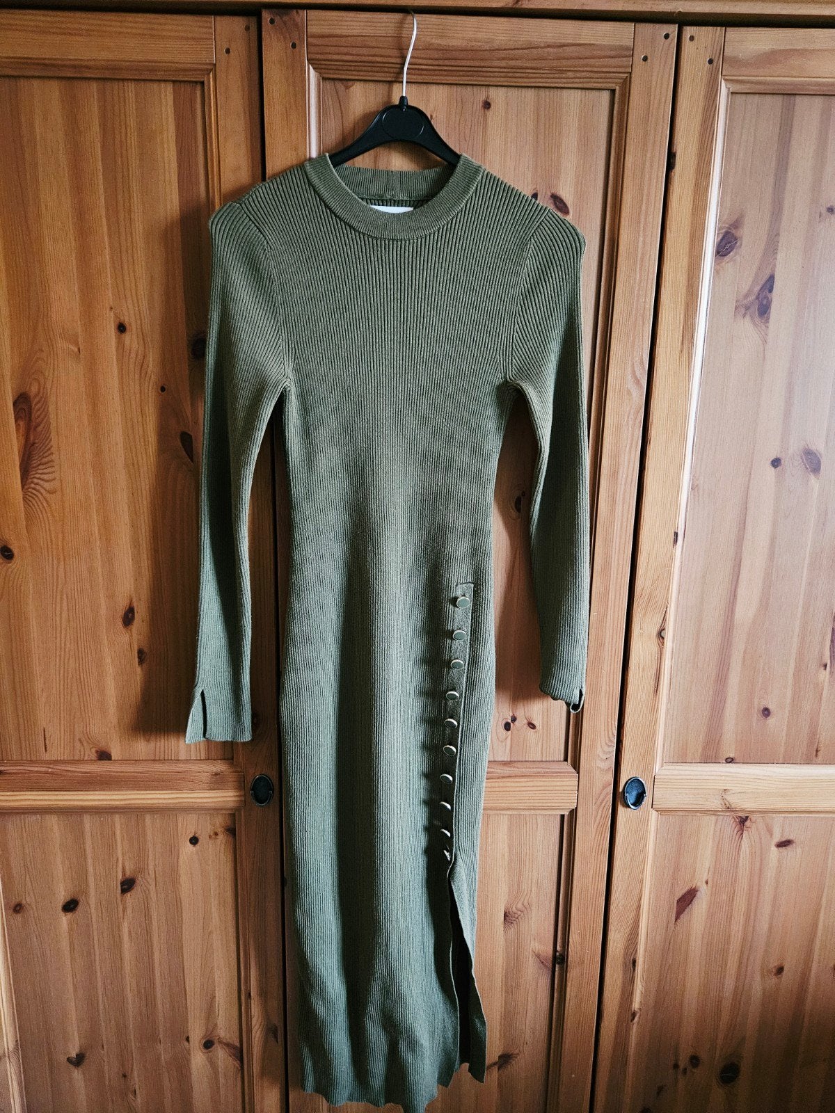 Warme groene jurk van cotton club maat 40, Maat 38/40 (M), Ophalen of Verzenden, Zo goed als nieuw, Cotton Club