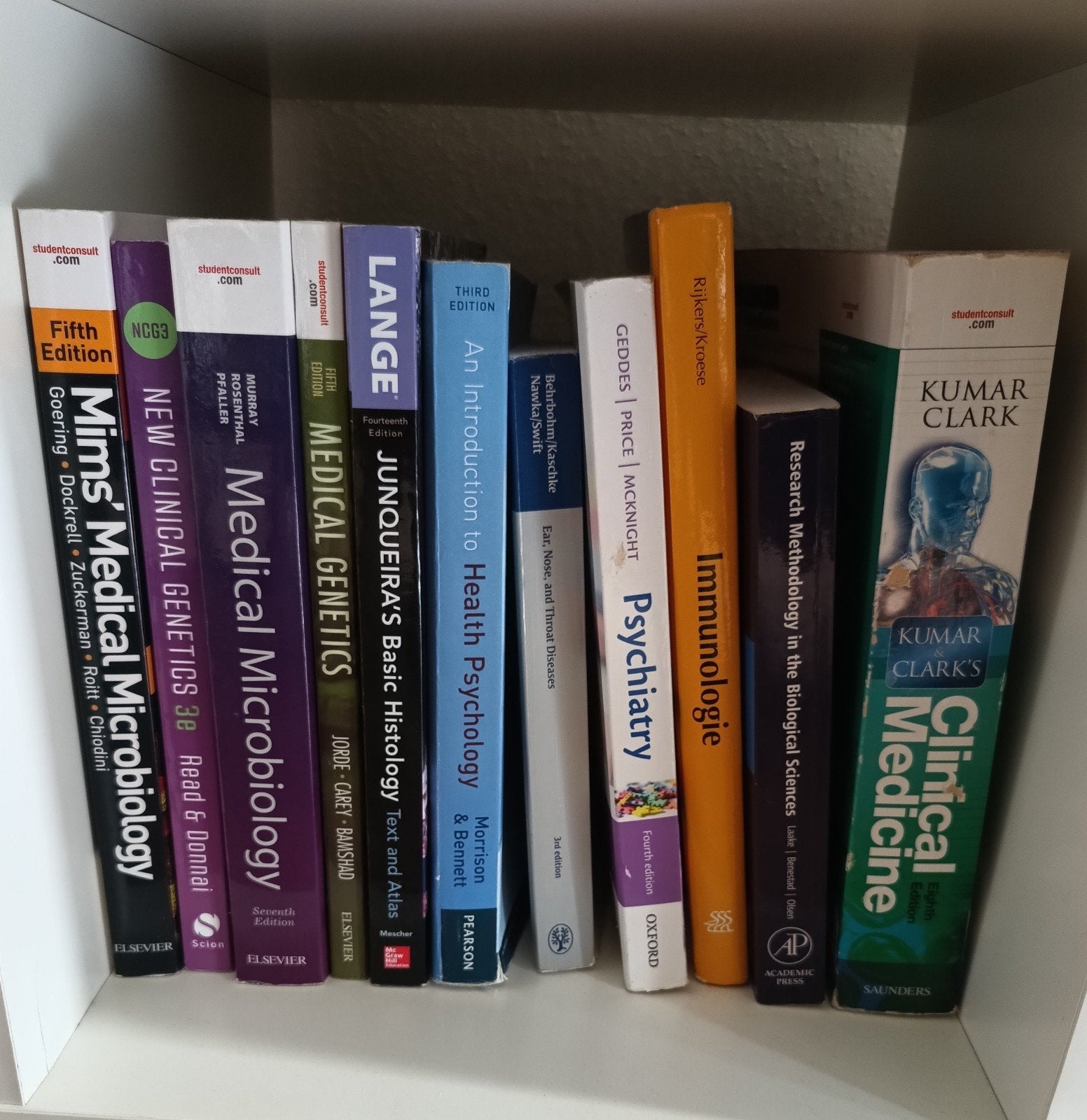 Collectie van diverse medische boeken, waaronder genetica, m, Ophalen of Verzenden, Beta, Gelezen, WO