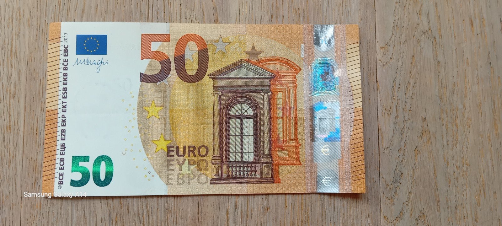 Zeldzaam 50 euro biljet met misdruk - Uniek verzamelobject, Ophalen, Overige landen, 50 euro, Los biljet