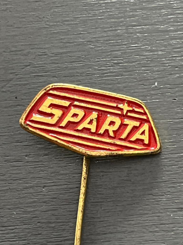 Vintage Sparta Speldje - Emaille Pin, Gebruikt, Ophalen of Verzenden, Speldje of Pin, Nvt