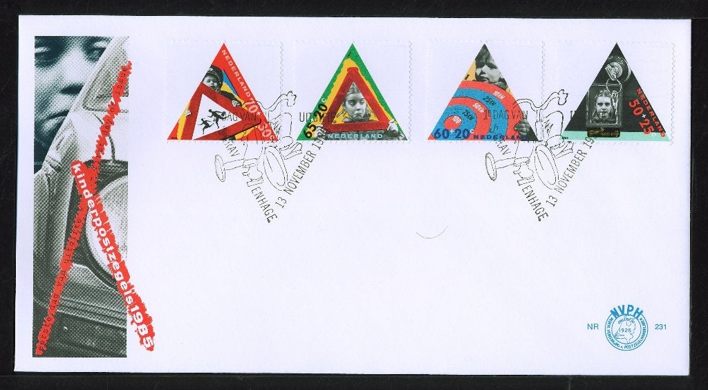 FDC +FDC blok + Max.kaarten ‘Kind en verkeer’, 1985 , Ophalen of Verzenden, Onbeschreven, Nederland