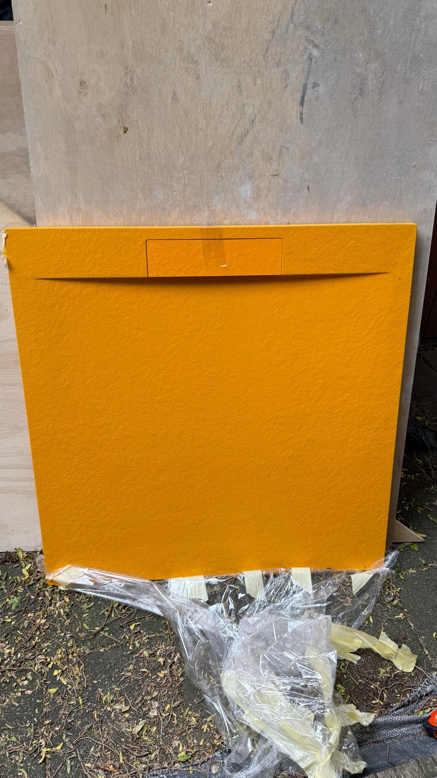 Allibert Douchebak Luna 90x90 cm Oker, Doe-het-zelf en Verbouw, Sanitair, Ophalen, Nieuw, Douche